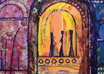 دعوة لحضور إفتتاح معرض كولاج “ضوء” للفنانة السورية عافية رزق