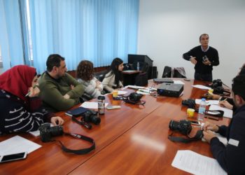 ورشة عمل تدريبية على تقنيات التصوير الفوتوغرافي والفيديو يقيمها دار المصوّر لفريق عمل من الأونروا