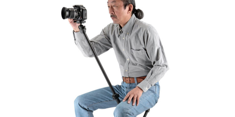 Velbon lance le Chairpod, un monopode à siège intégré
