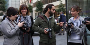 ورشة تدريبية لفريق عمل من UNDP على تقنيات التوثيق الفوتوغرافي والتصوير الصحفي.