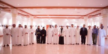 جانب من افتتاح معرض الأعمال الفائزة بجائزة حمدان بن محمد بن راشد آلِ مكتوم الدولية للتصوير الضوئي