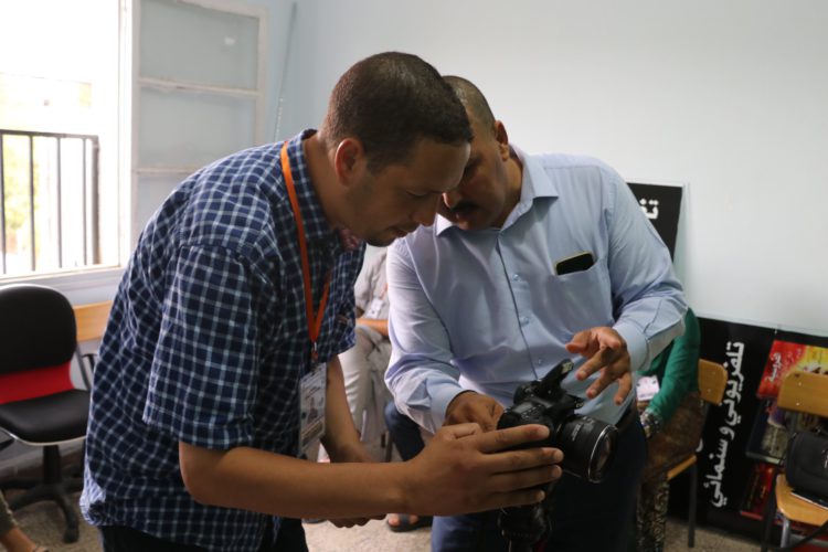 الدورة التكوينية في فن التصوير الفوتوغرافي الاحترافي اليوم الثاني