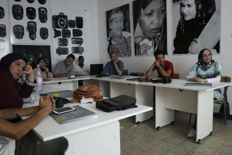 الدورة التكوينية في فن التصوير الفوتوغرافي الاحترافي اليوم الثاني