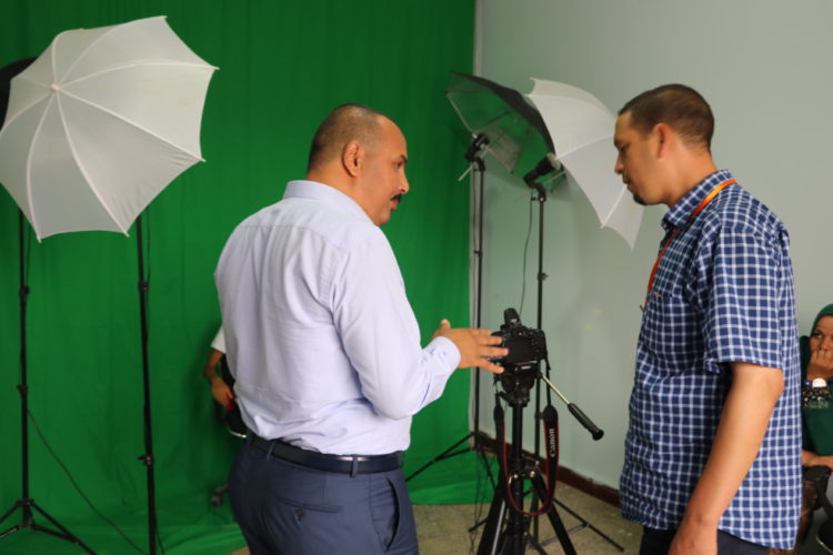 الدورة التكوينية في فن التصوير الفوتوغرافي الاحترافي اليوم الثاني